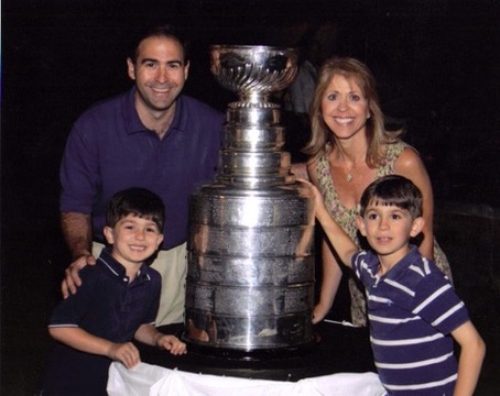Farls Family with the Stanley Cup